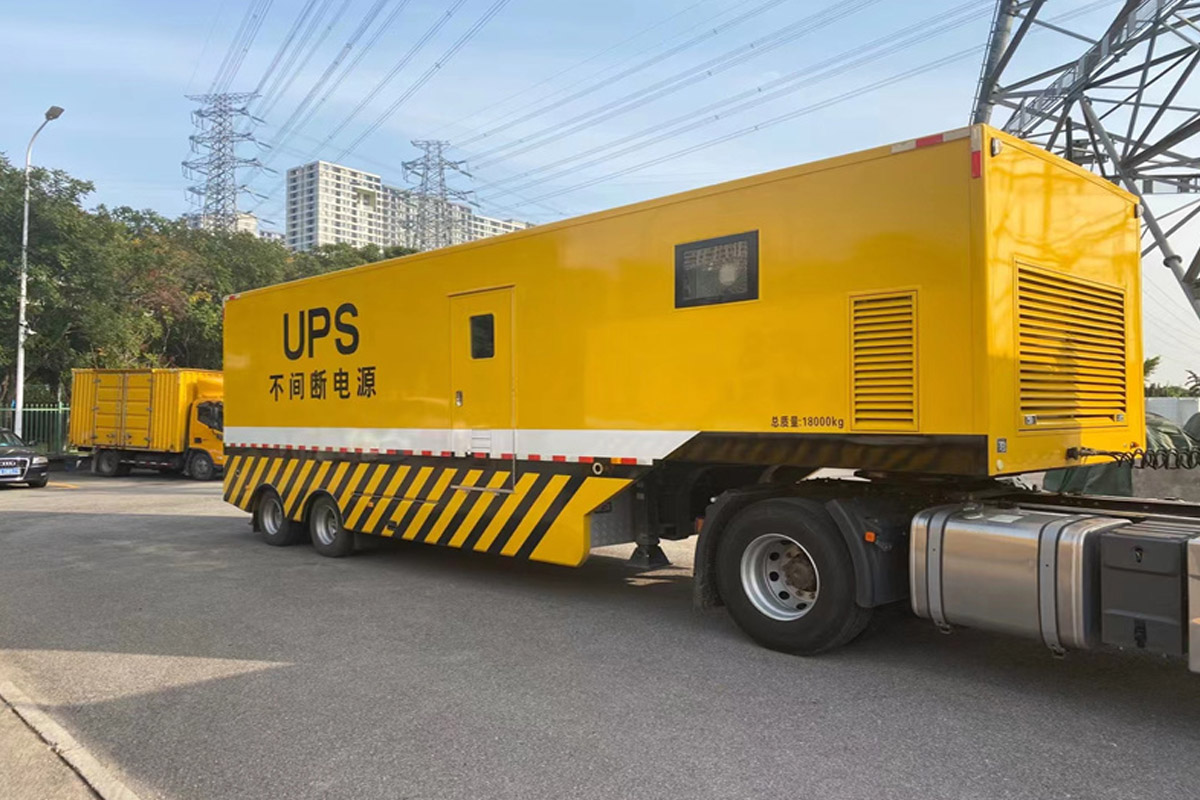 福建发电机租赁施工现场